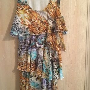 Sleeveless Tunic Blouse